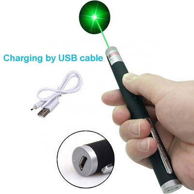 Laser Green Pointer with USB charge Green Blue Red Laser Pointer 650nm 532nm 405nm Cat Toy Laser Pointer