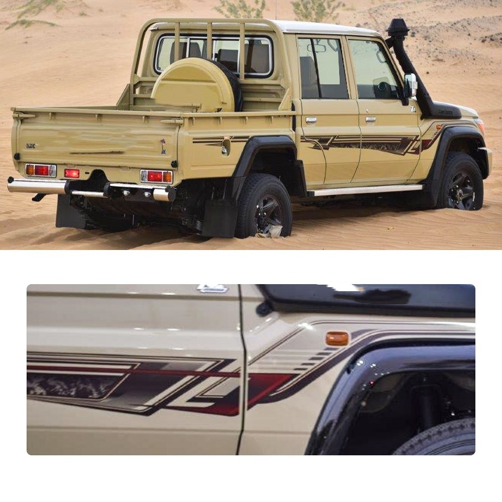 Land Cruiser LC79 auto vinyl sticker car body sticker door stripes for 2022 toyota Land cruiser parts