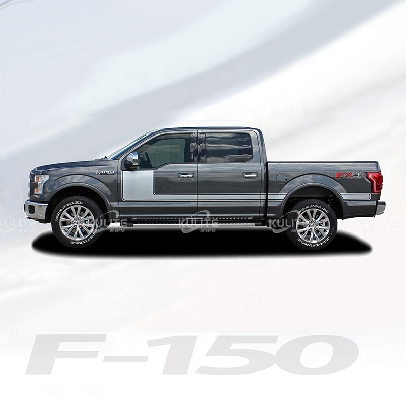 Sport Auto Sticker Racing For Ford  F-150 Body Side Stripe Decal Vinyl Car Body Sticker