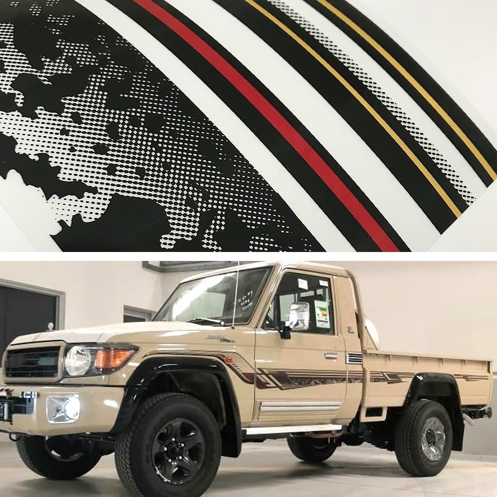 Land Cruiser LC79 auto vinyl sticker car body sticker door stripes for 2022 toyota Land cruiser parts