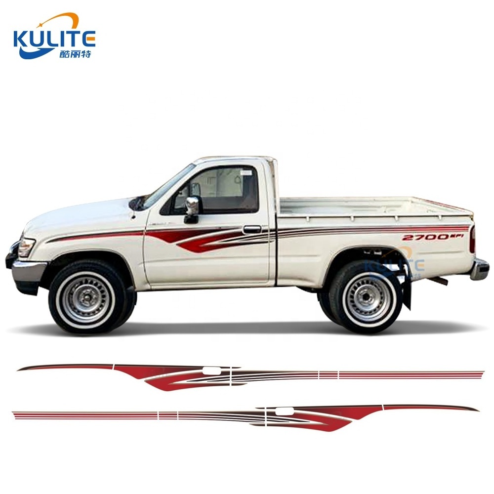 KULITE Vinyl Side Stripe Decals for Toyota Hilux Graphics Stickers