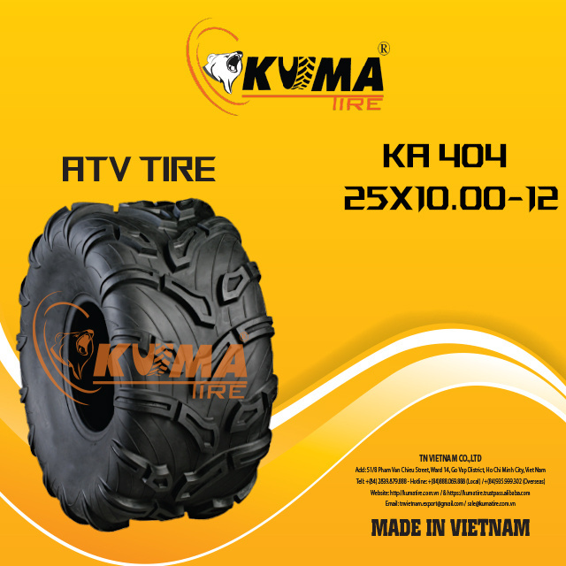 Made in Vietnam 25in Tubeless All Terrain Tire Wheel for ATV/UTV/Golf cart/power equipment