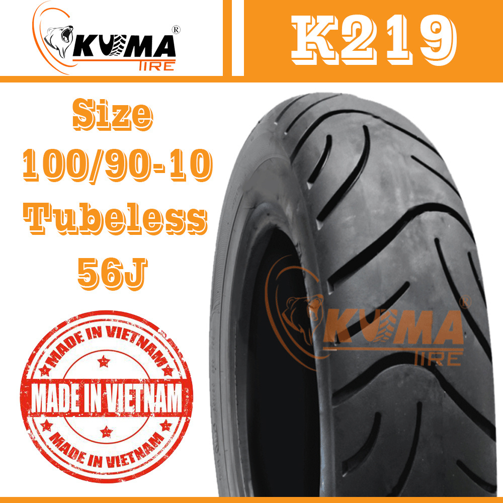 POPULAR PATTERN - MOTORCYCLE TIRE 100/90-10 6PR - TIRE TUBELESS