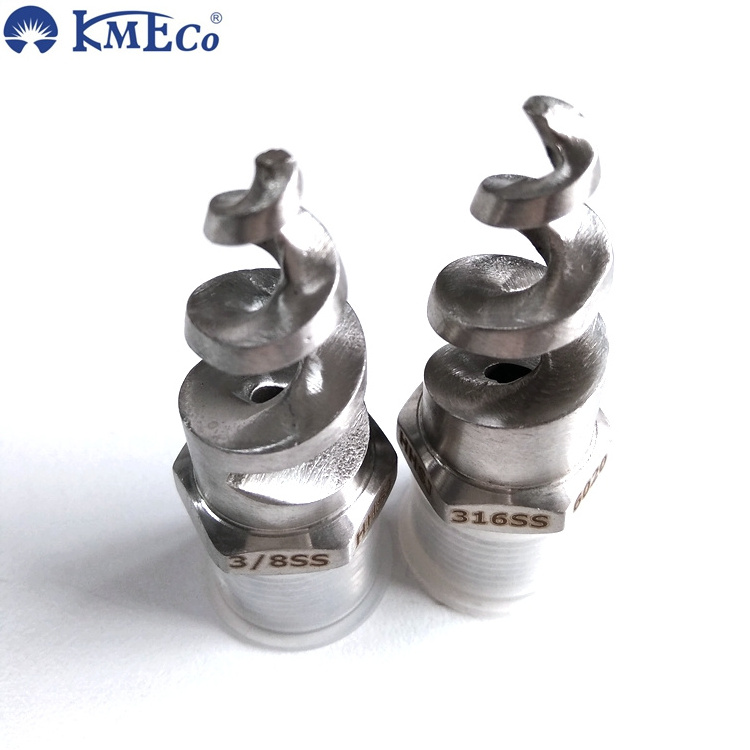 KMECO  spiral nozzle  jet Full cone hollow cone spray nozzle