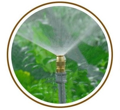 Brass Adjustable Sprinkler Garden Water Spray Nozzle