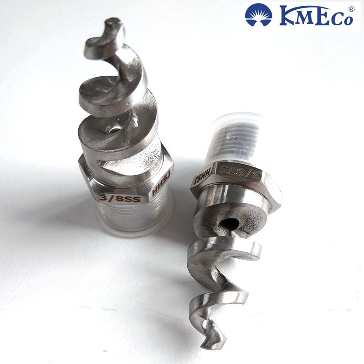 KMECO  spiral nozzle  jet Full cone hollow cone spray nozzle