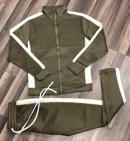 2021 New Casual Sportswear Jogger Suits Men Plain Blank Jogging Tracksuits Sportswear Jogger Suits With Custom Logo