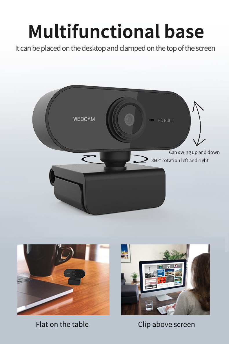 HD Webcam Computer Autofocus WebCam Camera HD 1080P PC USB Full HD Webcam Computer Camera For Live Streaming