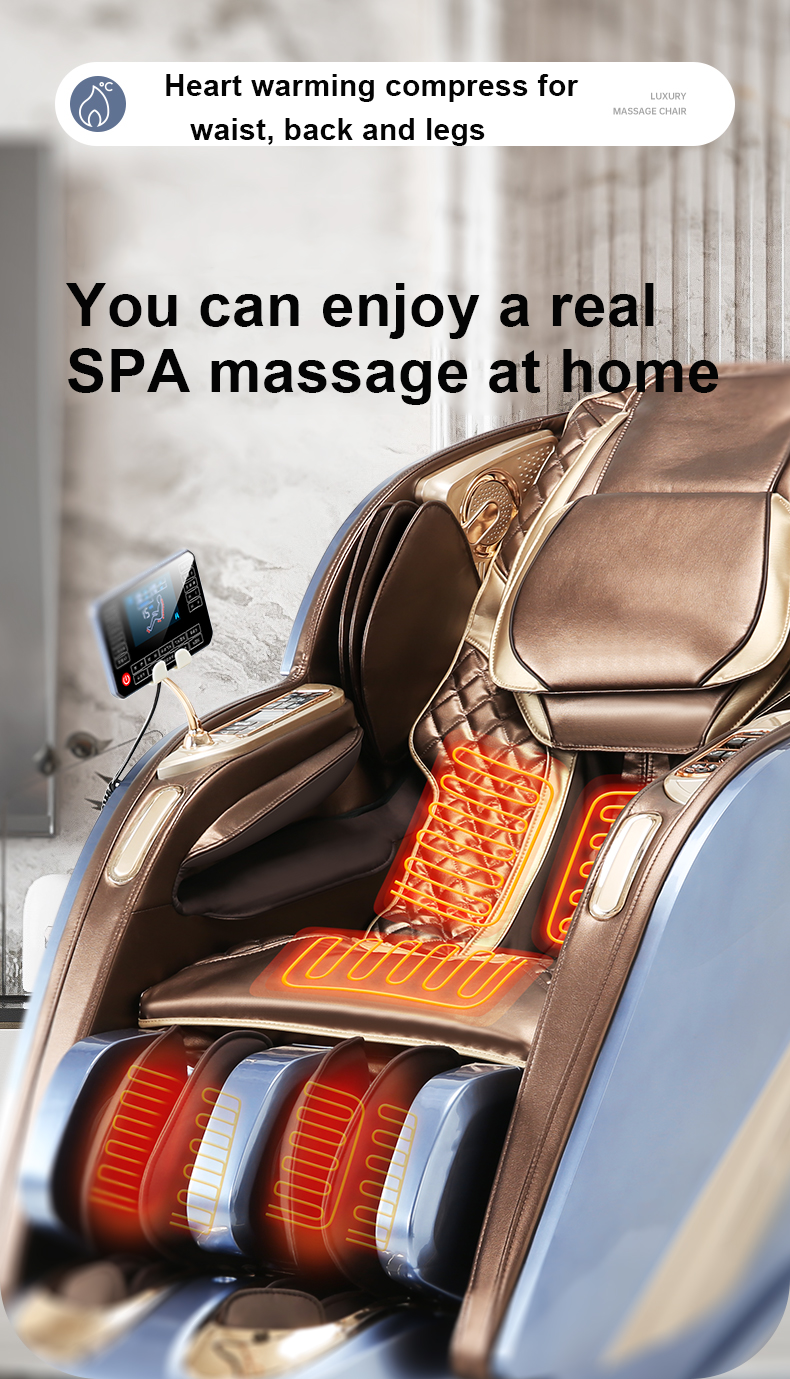 Factory Wholesale Massage Chair Vibrating And Heating Pad Massage For Foots And Legs 4d Zero Gravity Full Body Massage Chair