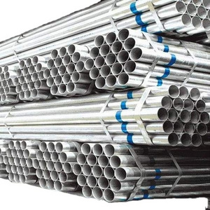 ERW Technique Seamless Galvanized Steel Pipe 6m Length Welding Punching Services BS Standard Hollow GI Galvanized Steel Pipe