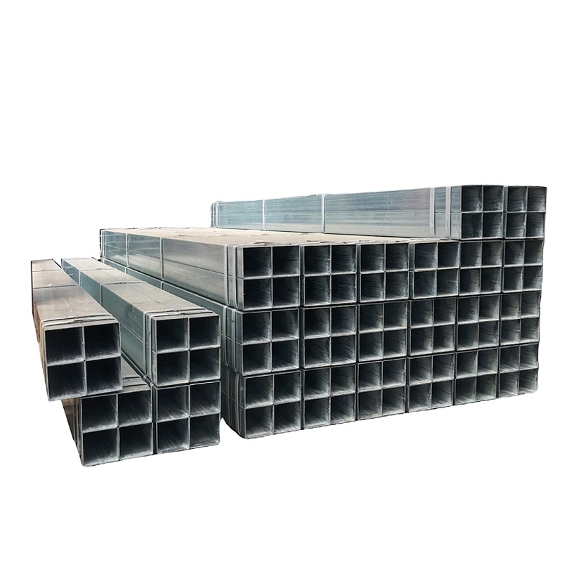 Factory Direct 1.5x1.5 Inch galvanized steel pipe balcony railing square galvanized steel pipe