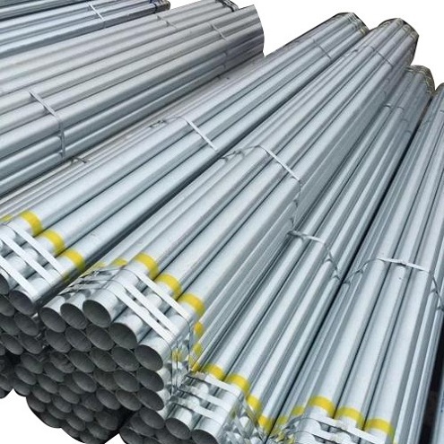 ERW Technique Seamless Galvanized Steel Pipe 6m Length Welding Punching Services BS Standard Hollow GI Galvanized Steel Pipe