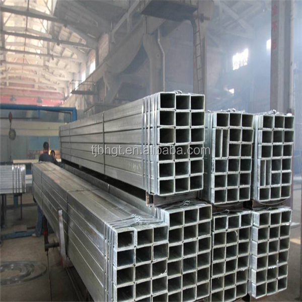 Factory Direct 1.5x1.5 Inch galvanized steel pipe balcony railing square galvanized steel pipe