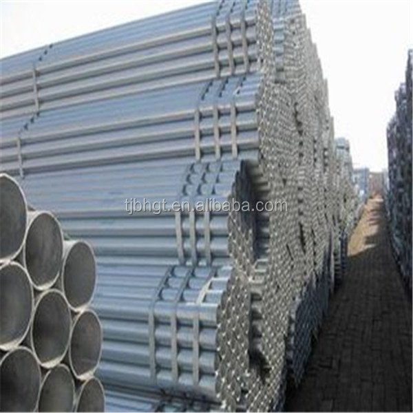 ERW Technique Seamless Galvanized Steel Pipe 6m Length Welding Punching Services BS Standard Hollow GI Galvanized Steel Pipe