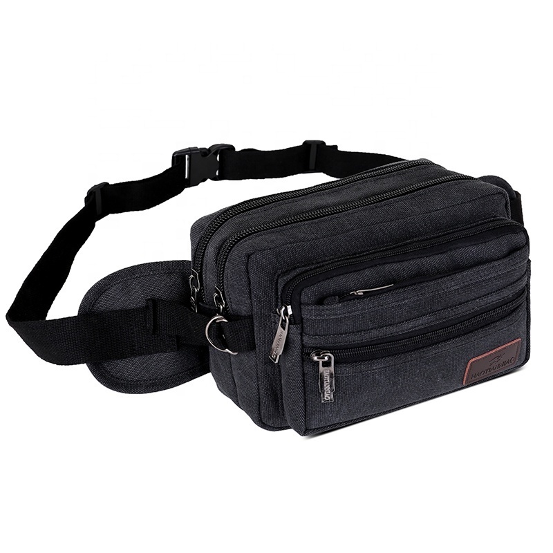 Fanny Pack Men Women Waist Belt Bag Purse Hip Pouch Travel Sport Bum Pillow Custom Polyester DOT Fashion Unisex 1pc/pe Bag