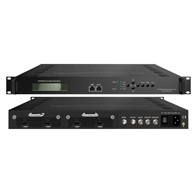 MPEG2 MPEG4 HD IPTV Encoder Modulator AC3 Audio Encoding CC(Closed Caption) ASI  4 Channel ISDB-T DVB-T DVB-C ATSC RF