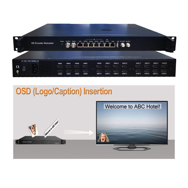 dvb-c dvb-t hd encoder modulator 8 in 1 digital enco ip encoder-modulator iptv rf cable tv