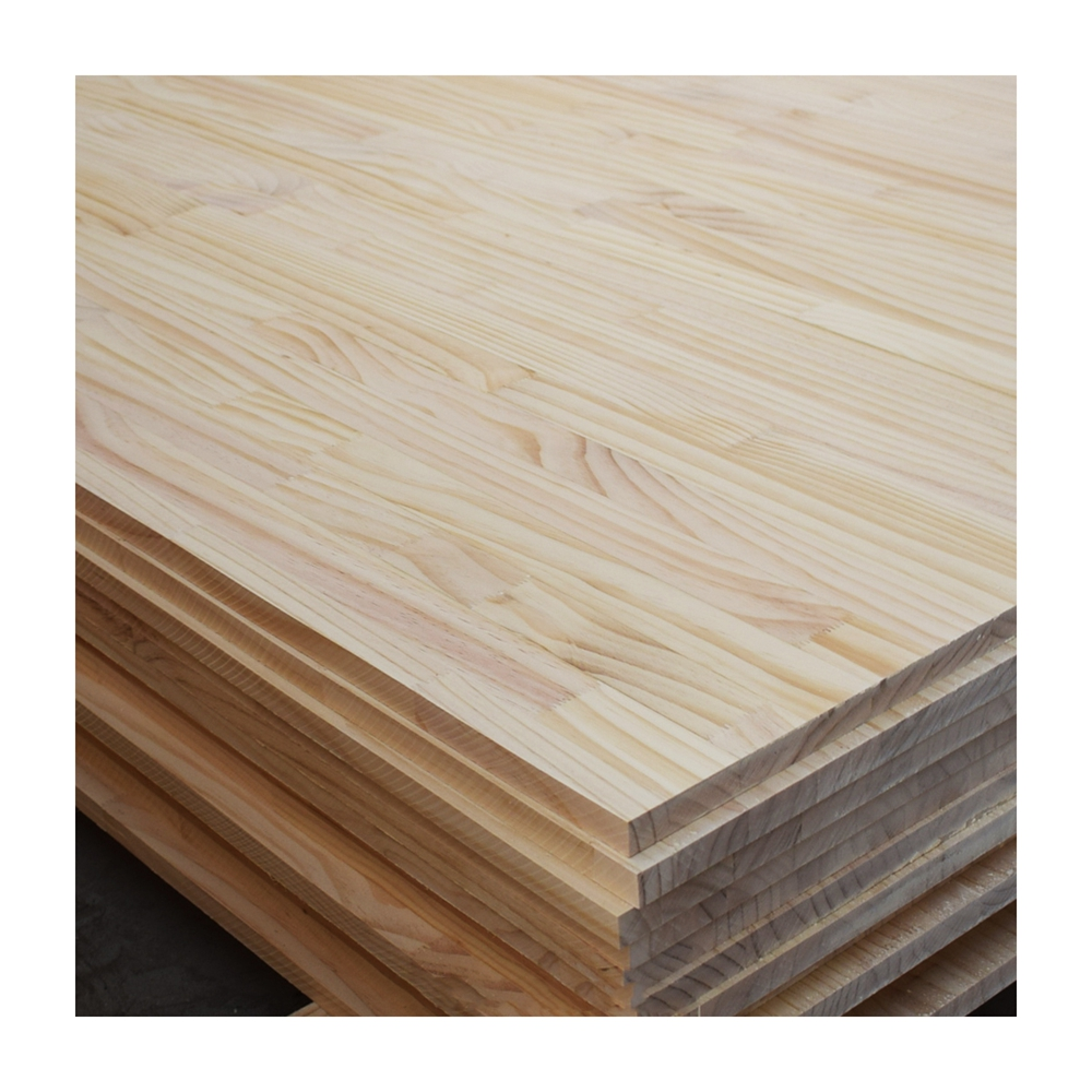 solid wood rubber wood finger jointed board pine finger joint board for furniture