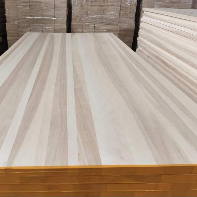 High quality poplar wood board solid paulownia wood price m3