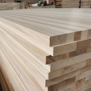 High quality poplar wood board solid paulownia wood price m3