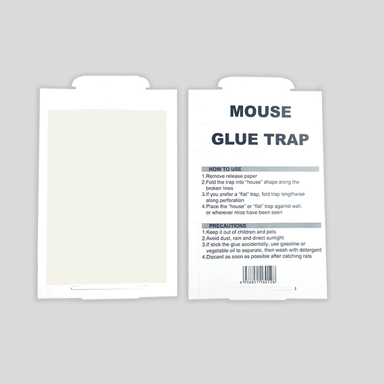 Customized White 72 Pack  Bugs Insects Bed Bugs Spiders Cockroaches Non-Toxic Pest Glue Trap Paper Mouse Sticky Paper Trap