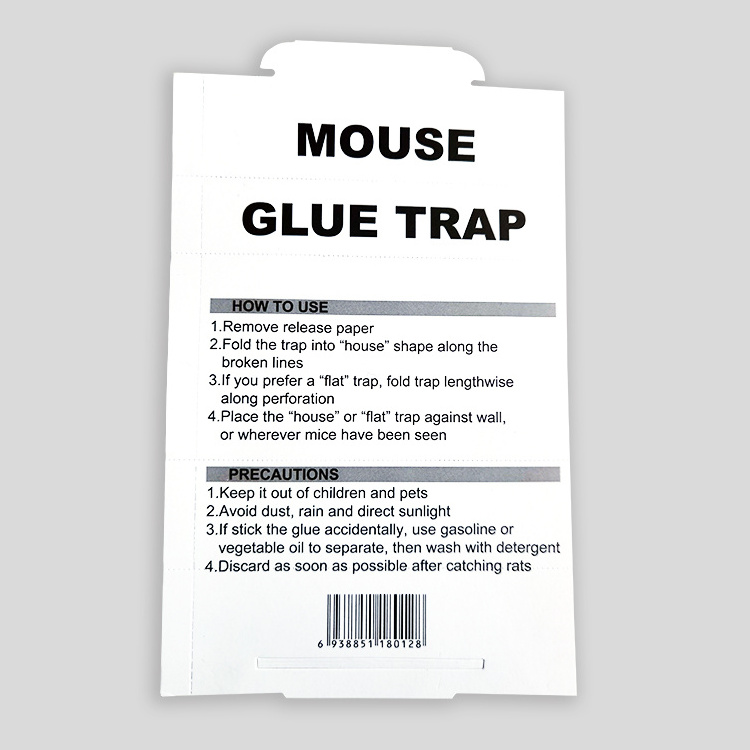 Customized White 72 Pack  Bugs Insects Bed Bugs Spiders Cockroaches Non-Toxic Pest Glue Trap Paper Mouse Sticky Paper Trap