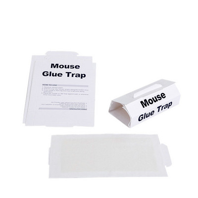 Customized White 72 Pack  Bugs Insects Bed Bugs Spiders Cockroaches Non-Toxic Pest Glue Trap Paper Mouse Sticky Paper Trap