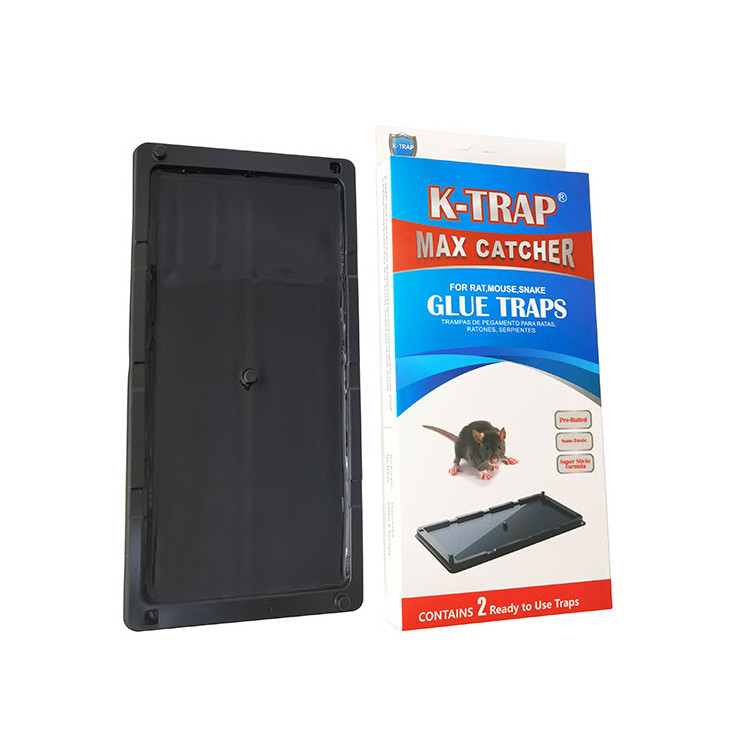 K-Trap Professional Strength Baited Plastic Tray Rat Mouse Glue Trap