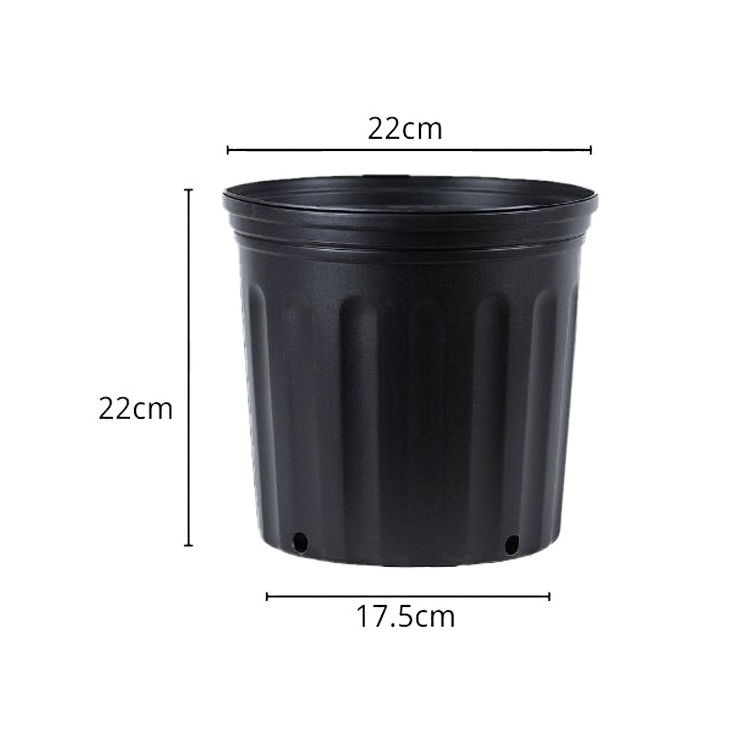 Wholesale Reusable Ecofriendly High Quality Durable Plastic  1 3 5 15 20 Gallon Nursery Pots for Plant