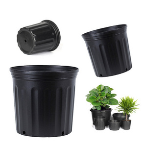 Wholesale Reusable Ecofriendly High Quality Durable Plastic  1 3 5 15 20 Gallon Nursery Pots for Plant