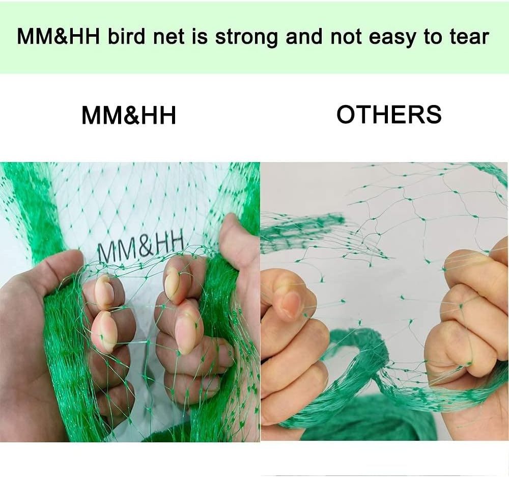 HDPE Knotted or knotless Agricultural Bird Protection Garden Netting Plant Climbing Net Trellis Support Netting