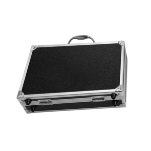 China OEM Custom Aluminum Board Flight case with wheels Silver Aluminum Tool Case with PU Foam and Coded Locks