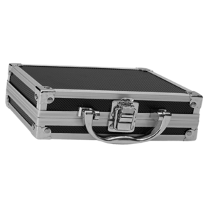 Factory Custom Silver Black Aluminum Briefcase With Professional Waterproof Fireproofing Flight Case