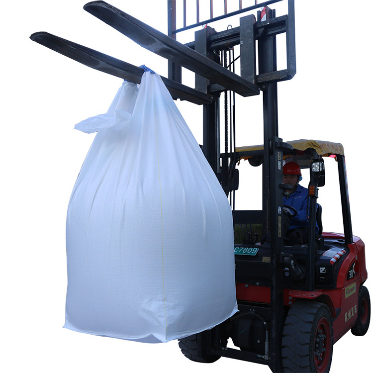 Pp Jumbo Bag Big Storage Bag 1 Ton Sacks Recycling Bulk Packaging Big Bag With Handle Loop