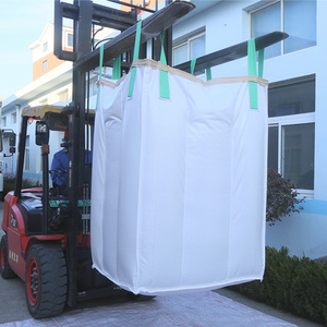 Wholesale PP Woven Jumbo 1 Ton Big Bags 1000kg Fabric Fibc Bag Bulk 1.5 Ton 1500kg Bulk Jumbo Baffle Bag