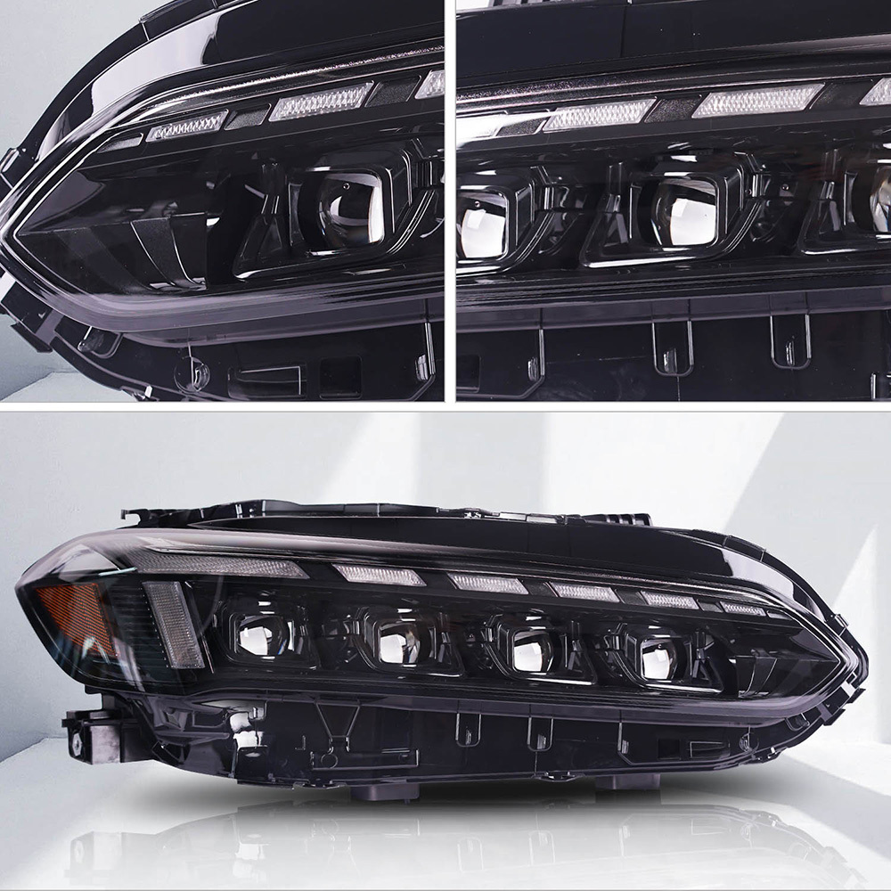 Pair of Car Headlight Assembly For Honda Civic FK7 FK8 FK1 FK4 2021-2023 Car Front Light Plug&Play Auto LED Head Lamp System