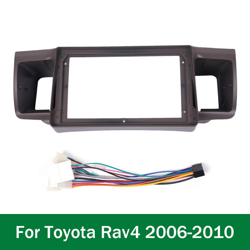 Car GPS Navigation Stereo For TOYOTA Rav4 Corolla Vios Hilux  Radio Fascias Panel Frame Fit 2 Din 9 Inch In Dash Screen Stereo