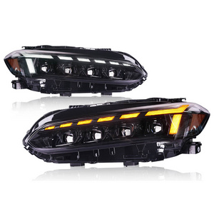 Pair of Car Headlight Assembly For Honda Civic FK7 FK8 FK1 FK4 2021-2023 Car Front Light Plug&Play Auto LED Head Lamp System