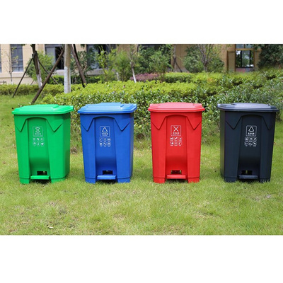 Bulk Trash Cans And Waste Basket With Lid And Recycling Plastic 13 Gallon Trash Bin Waste Plastic