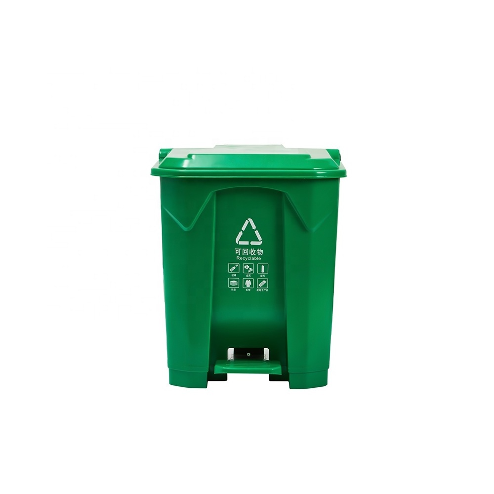 Bulk Trash Cans And Waste Basket With Lid And Recycling Plastic 13 Gallon Trash Bin Waste Plastic