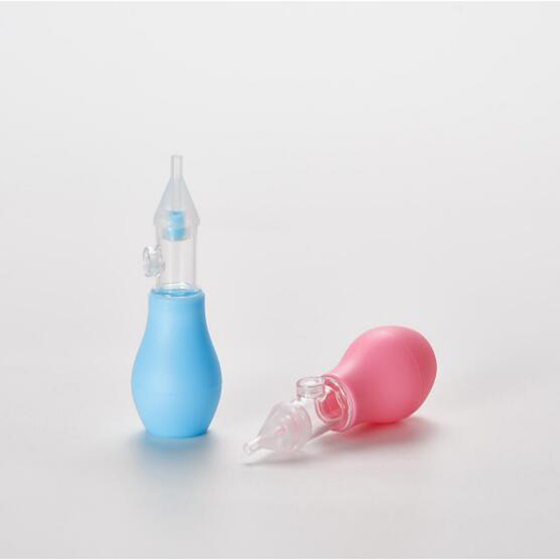 Baby Care Nasal Aspirator Vacuum Silicone Nose Suction Cleaner For Newborn Babies