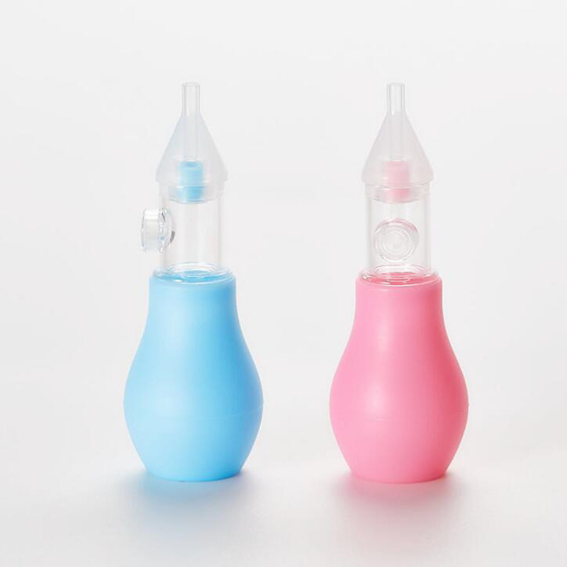 Baby Care Nasal Aspirator Vacuum Silicone Nose Suction Cleaner For Newborn Babies