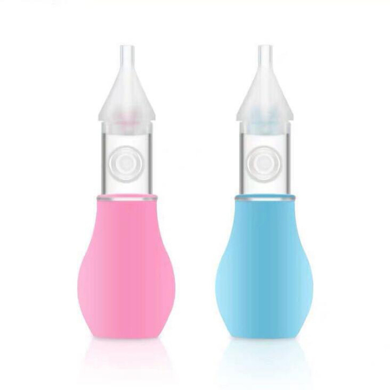 Baby Care Nasal Aspirator Vacuum Silicone Nose Suction Cleaner For Newborn Babies