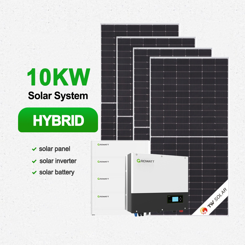 Mini Solar Panel Complete Set 5kw Hybrid 10kwh Home Solar Energy System Kit With Inverter