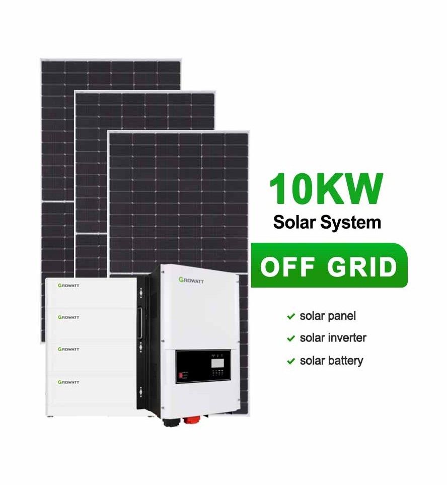 5KW 10KW Mini On Off Grid Tied Hybrid House Solar Panel Kit Energy Power System Complete Kit