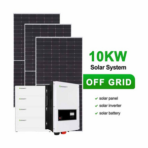 5KW 10KW Mini On Off Grid Tied Hybrid House Solar Panel Kit Energy Power System Complete Kit