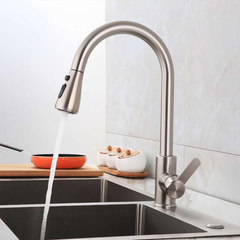 2021 Hot sale torneira cozinha stainless steel hot and cold water sink faucet for pull out kitchen faucet taps sink