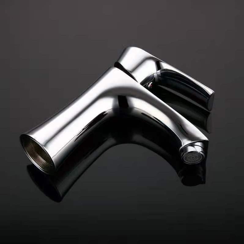 Low Price Modern Hotel Project Brass Wash Basin Faucet Hot And Cold Water Tap Toilet Bathroom Cabinet Faucet