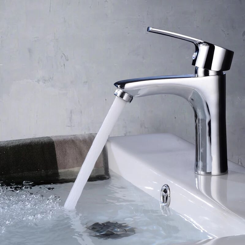 Low Price Modern Hotel Project Brass Wash Basin Faucet Hot And Cold Water Tap Toilet Bathroom Cabinet Faucet