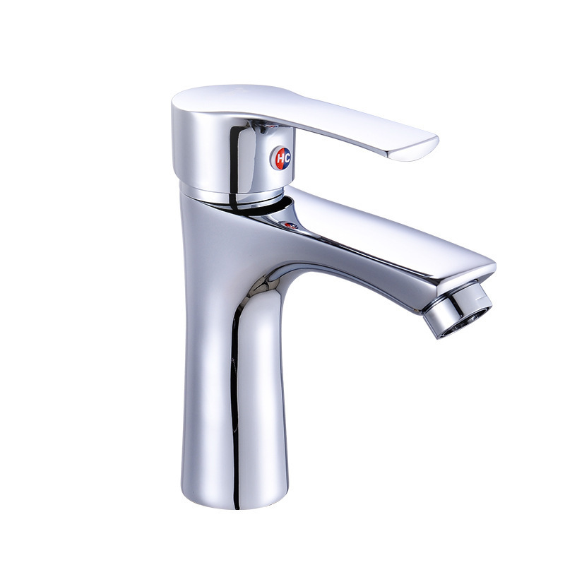 Low Price Modern Hotel Project Brass Wash Basin Faucet Hot And Cold Water Tap Toilet Bathroom Cabinet Faucet